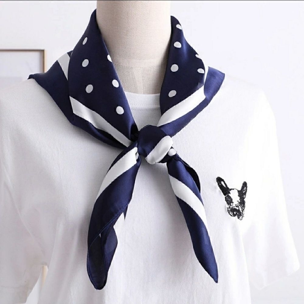 Unique silky scarf